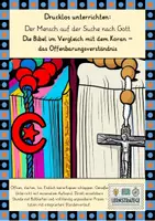 Vorschau - Stundenentwürfe - Drucklos unterrichten: Gott sucht den Menschen - Offenbarungsverständnis - Deckblatt