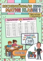 Vorschau - Arbeitsblätter - Rechenkönig/in ZR10 Blitzrechnen Mathe Klasse 1 - Deckblatt