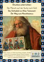Vorschau - Stundenentwürfe - Drucklos unterrichten: Gott sucht den Menschen - Gottesbild im Alten Testament - Deckblatt