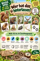 Vorschau - Spiele - Tierspuren, Hinweise und ein Detektivspiel rund um die Natur - Deckblatt