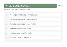 Vorschau - Stationenlernen - Lerntheke Verben - Tuwörter erkennen, beugen und in Zeiten setzen - Seite 2