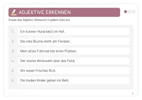 Vorschau - Stationenlernen - Lerntheke Adjektive - Wiewörter erkennen, steigern und genau wählen - Seite 2