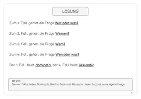 Vorschau - Stationenlernen - Lerntheke - Die vier Fälle bestimmen - Seite 3
