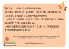 Vista previa - Refuerzo / NEE / Materiales de apoyo - PLANTILLAS de HORARIO y AGENDA de aula - página 2