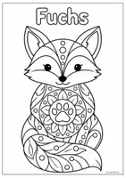 Vorschau - Arbeitsblätter - Tiermandalas - Seite 1