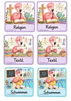 Vorschau - Bildkarten - Tagestransparenzkarten Flamingoklasse Flamingo - Seite 3
