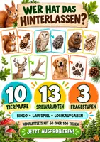 Vorschau - Spiele - Lernspiel über Tiere, Spuren und ungewöhnliche Fundstücke - Deckblatt