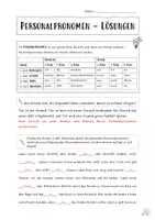 Vorschau - Arbeitsblätter - Personalpronomen - Seite 1