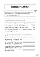 Vorschau - Arbeitsblätter - Possessivpronomen - Deckblatt