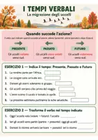 anteprima - Esercizi - I Verbi dell'Autunno — Schede sul Verbo Facilitate DSA/BES - Pagina 3