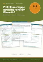 Vorschau - Arbeitsblätter - Praktikumsmappe Betriebspraktikum Klasse 8-9 - Deckblatt