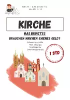 Vorschau - Arbeitsblätter - Kirche | Geld Finanzierung - Deckblatt