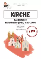 Vorschau - Arbeitsblätter - Kirche | Pro Contra Religion Christentum | Spiel - Deckblatt