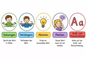 Vorschau - Poster - Merkplakat fürs Klassenzimmer - FRESCH Rechtschreibung - Seite 1