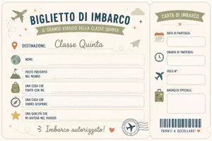 anteprima - Materiale di supporto/inclusione - Il Grande Viaggio della Classe Vº | Kit e Percorso Annuale per l’Ultimo Anno della Scuola Primaria - Pagina di copertina