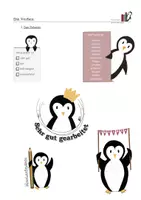 Vorschau - selbst erstellte Cliparts/Grafiken - Cliparts: Pinguine für jede Gelegenheit - Seite 1