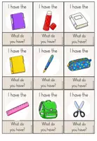 Vorschau - Spiele - School Things – Stop and Swap | Sprechübung Englisch - Seite 1