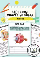 Voorbeeld - Zintuigorgaan - Het oog: bouw en werking - Voorblad