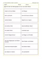 Vorschau - Arbeitsblätter - Wind und Wetter im Herbst | Sachtext 2. Klasse | Leseflüssigkeit: Blitzlesen, Treppensätze, Tandemlesen - Seite 3