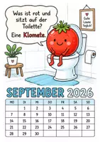 Vorschau - Arbeitsblätter - Kalender. Witzekalender 2026/2027. Monatskalender mit Wortwitzen für die Grundschule - Seite 3