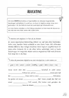 Vorschau - Arbeitsblätter - Adjektive - Deckblatt