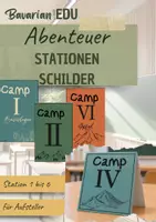 Vorschau - Stationenlernen - 6 in 1 | Abenteuer | Materialpaket | Classroom Management - Seite 1