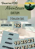 Vorschau - Poster - Abenteuer | Datum Visualisierung | Classroom Management - Deckblatt