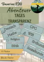 Vorschau - Poster - Abenteuer | Tagestransparenz | Classroom Management - Deckblatt