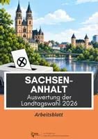 Vorschau - Arbeitsblätter - Landtagswahl Sachsen-Anhalt 2026 - Auswertung der Wahlergebnisse - Deckblatt