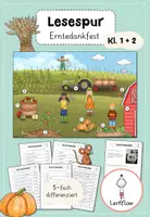 Vorschau - Arbeitsblätter - Herbst Erntedankfest Lesespur Klasse 1 - Klasse 4 - Seite 1