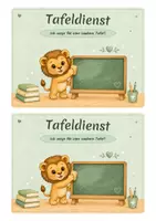 Vorschau - Präsentationen/Tafelbilder - Klassendienste_Löwe_Löwenklasse_Kreideklecks - Seite 3