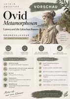 Vorschau - Arbeitsblätter - Ovid, Metamorphosen: Latona und die lykischen Bauern – Klausur mit ausführlichem Erwartungshorizont | Latein Oberstufe - Deckblatt