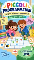 anteprima - Esercizi - Piccoli Programmatori Prima Primaria - Pagina di copertina