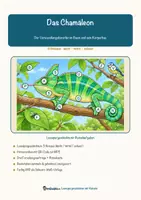 Vorschau - Arbeitsblätter - Das Chamäleon – Lesespurgeschichte mit Rätselaufgaben (Klasse 8) - Seite 1
