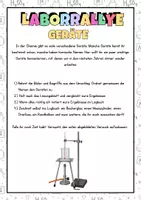 Vorschau - Stundenentwürfe - Sicherheitsbelehrung Laborrallye Chemie – Stationslernen zum sicheren Arbeiten im Chemielabor | Geräte, Gefahrensymbole & Laborregeln - Seite 2