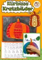 Vorschau - Arbeitsblätter - Kratzbilder Kürbisse Kunst im Herbst in der Grundschule - Deckblatt