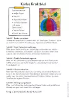 Vorschau - Arbeitsblätter - Kratzbilder Kürbisse Kunst im Herbst in der Grundschule - Seite 1