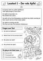 Vorschau - Arbeitsblätter - Lesen & Verstehen – 4 Jahreszeiten | 72 Lesetexte Klasse 2/3 - Seite 3