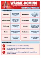 Vorschau - Arbeitsblätter - Wärmelehre – 3 Lernspiele zu Wärme, Wärmetransport & Wärmeleitung - Seite 1
