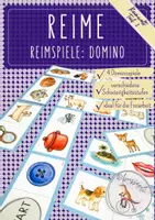 Vorschau - Stationenlernen - Domino Reime Lernspiel - REIMWELT Teil 2 - Klasse 1 - Deckblatt