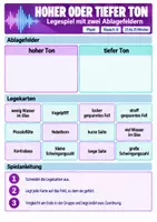 Vorschau - Arbeitsblätter - Schall & Akustik – 3 Lernspiele zu Tonhöhe, Schwingungen & Schall - Seite 2