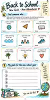 Vorschau - Arbeitsblätter - WELCOME BACK! – My holidays & a new school year 🌴 - Seite 3