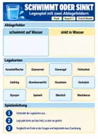 Vorschau - Arbeitsblätter - Dichte, Masse & Volumen – 3 Lernspiele zu Schwimmen, Sinken & Dichte - Seite 2