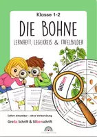 Vorschau - Arbeitsblätter - Bohne Klasse 1-2 Lernheft, Arbeitsblätter, Legekreis – Vom Samen zur Pflanze - Deckblatt