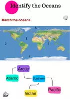Vorschau - Arbeitsblätter - Continents & Oceans: Englisch & Erdkunde - Seite 3