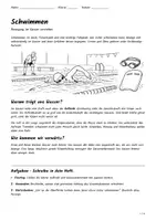 Vorschau - Arbeitsblätter - Lernposter + Arbeitsblätter zum Thema "Schwimmen" + Lösung & MP3 + Mindmap + Infografik - Seite 2