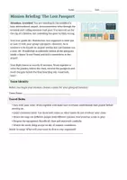 Vorschau - Arbeitsblätter - English Escape Room: Travel & Simple Past | Englisch Klasse 6 - Seite 1