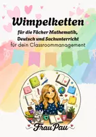 Vorschau - Anderer Materialtyp - Wimpelkette Mathe Deutsch Sachunterricht - Deckblatt