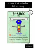 Vorschau - Anderer Materialtyp - Urkunde für die Fahrradprüfung – Verkehrserziehung - Deckblatt