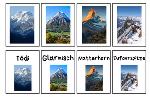 Vorschau - Spiele - Die wichtigsten Schweizer Berge - Seite 1